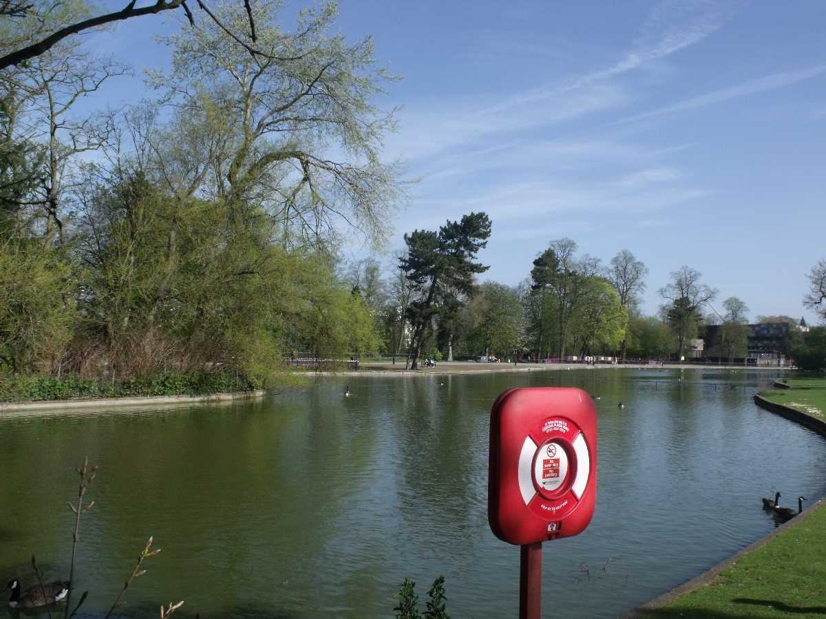 The Breeding Pool and Boating Lake at Cannon Hill Park