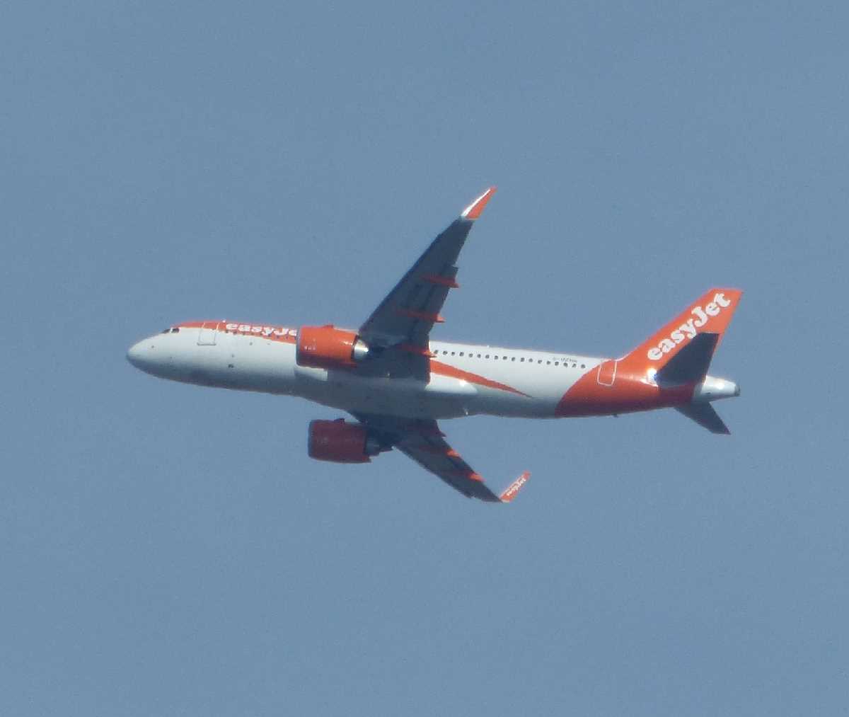 EasyJet planes in and around Birmingham