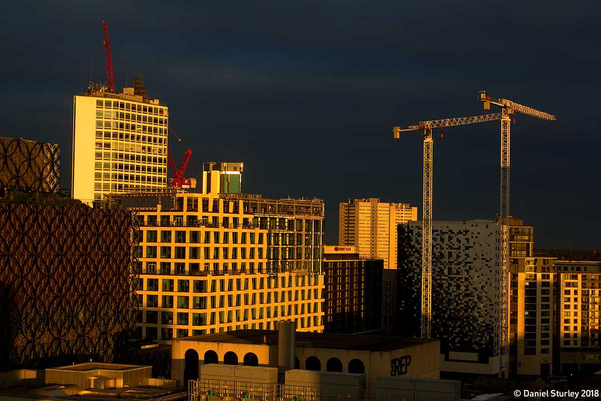 Beautiful Evening Light on the City